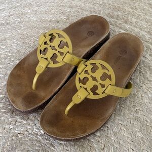 Tory Burch Yellow Sandals